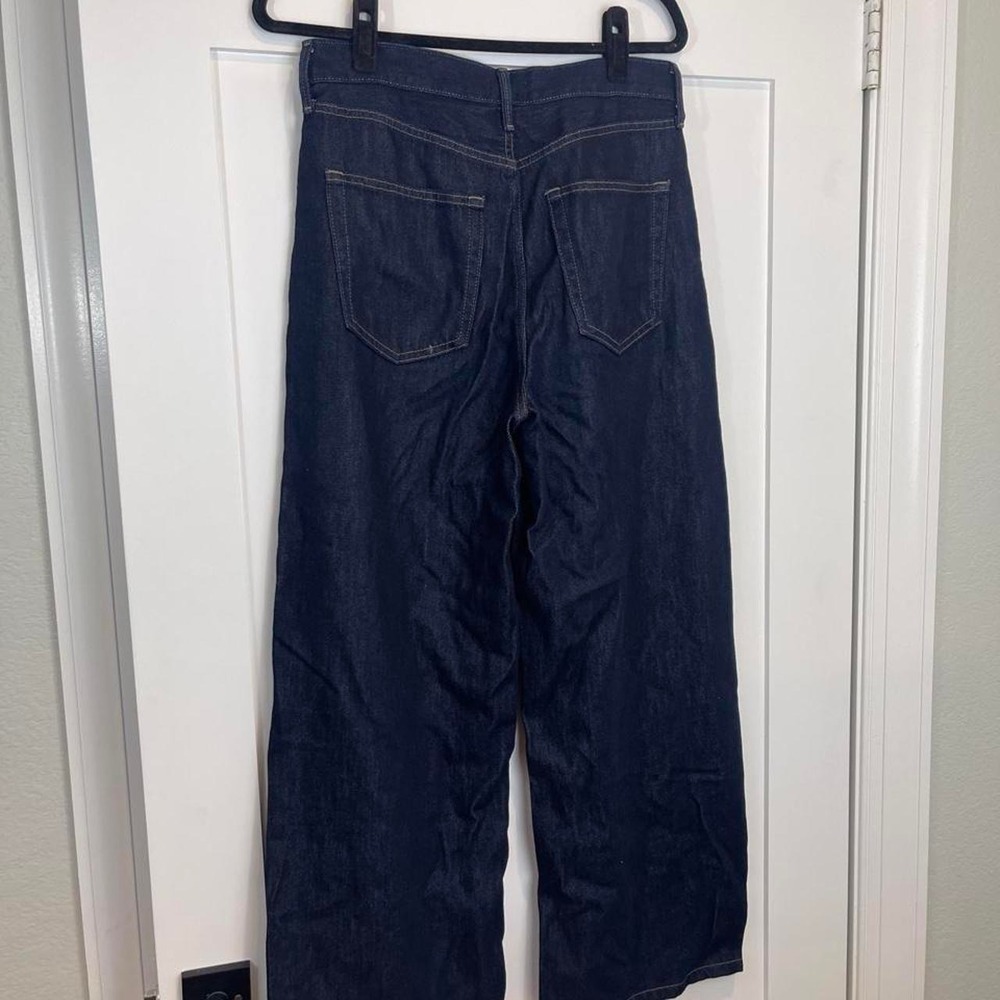 UNIQLO Dark Wash Wide Leg Jeans โ Size 27 - Picture 7 of 8